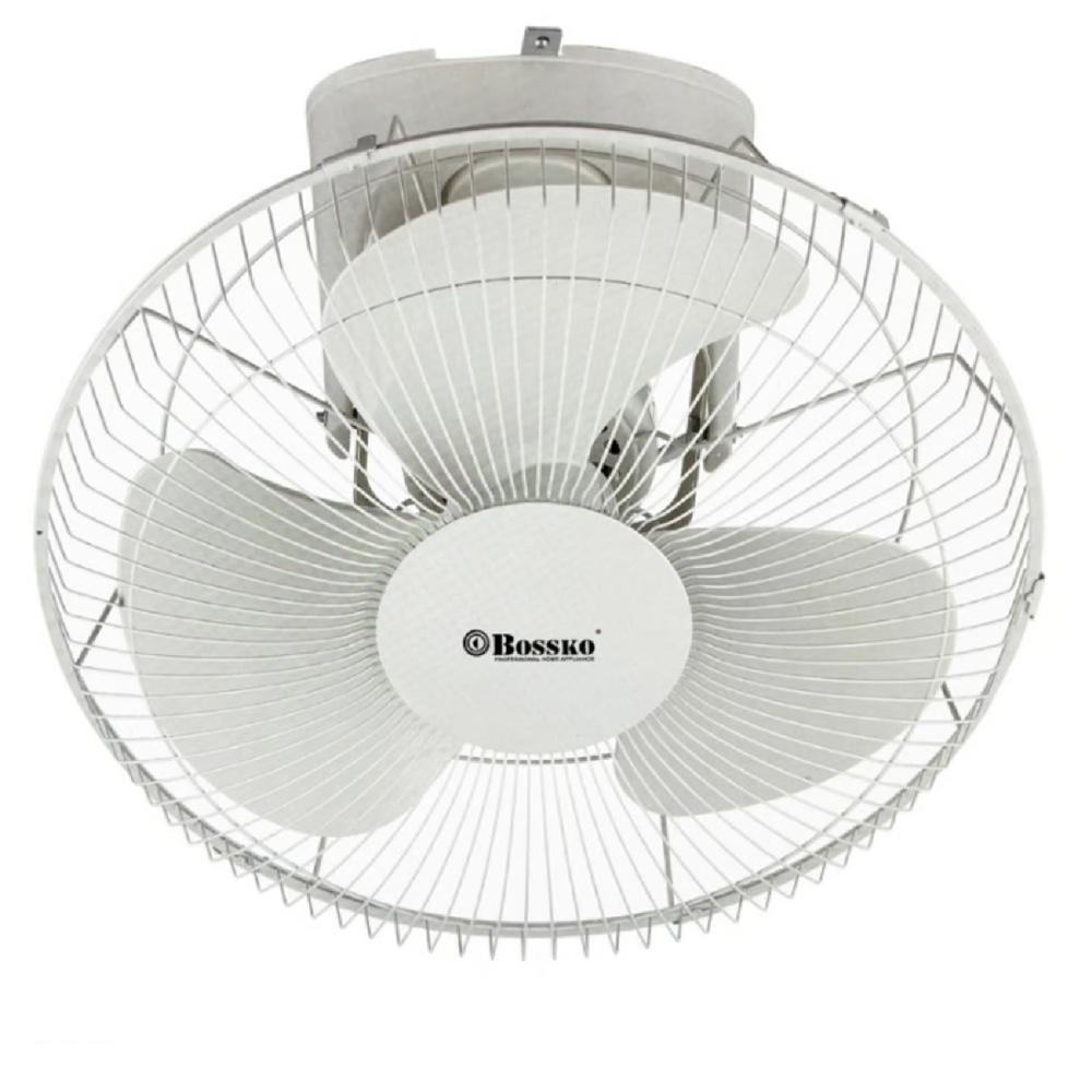 Ventilador de Techo Orbital Bossko 16” Blanco - BK-8454VT