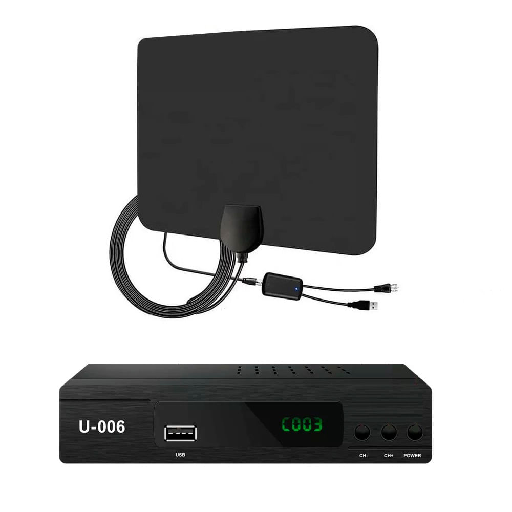 Sintonizador Digital Tdt Full Hd  Antena Digital Interior