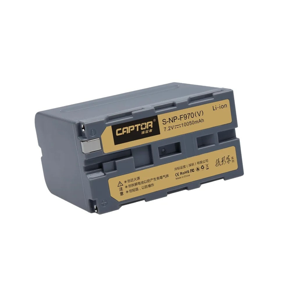 Bateria NP-F970 V CAPTOR para Filmadora