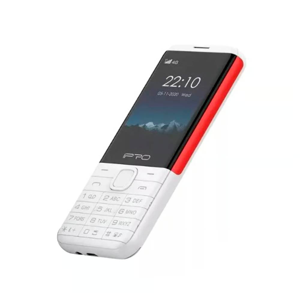 iPro K3 El Celular Básico 4G con Dual SIM Batería Duradera Blanco