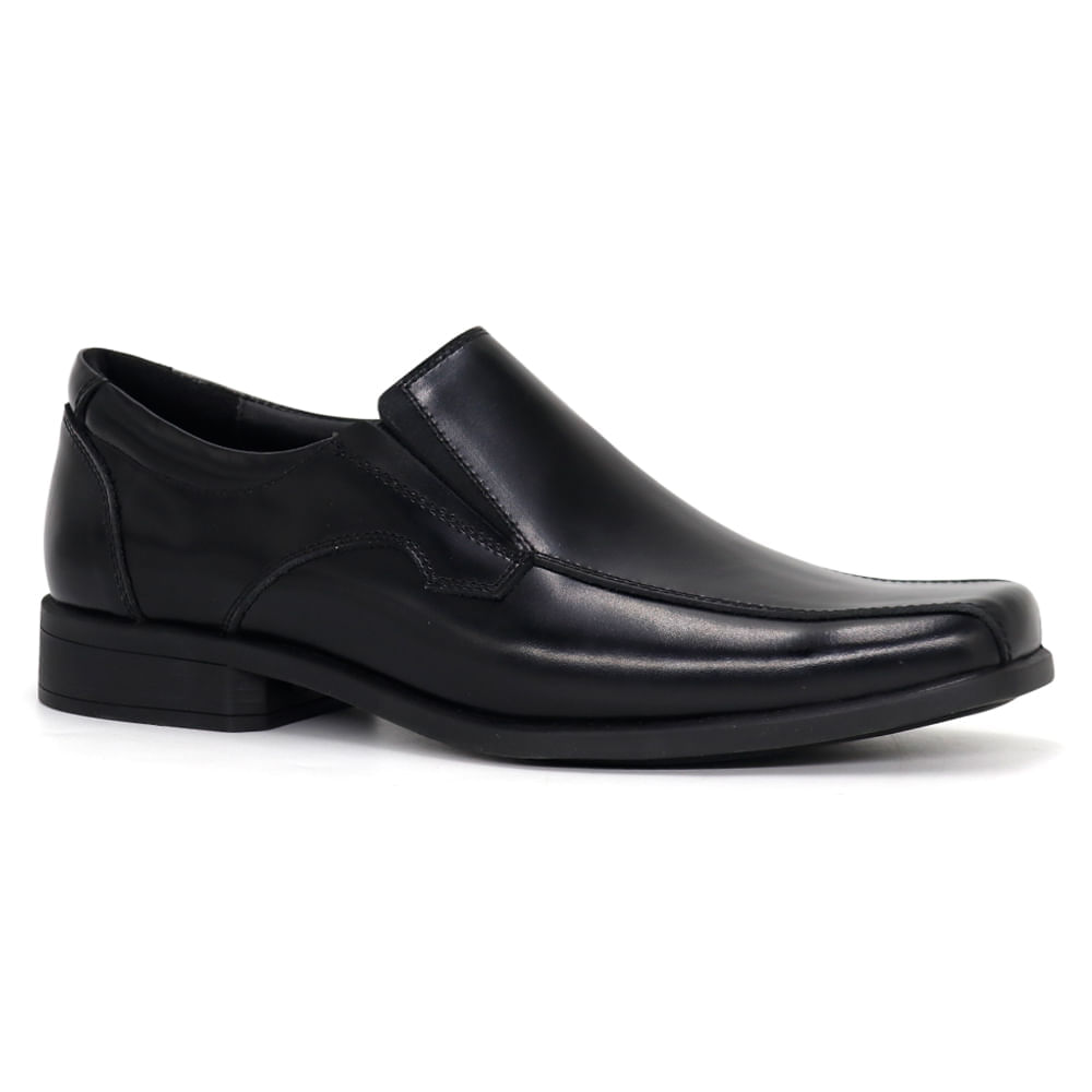 Zapatos Escolar De CUERO HOMBRE NEGRO Oechsle