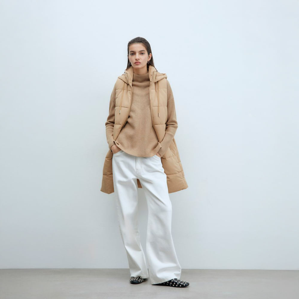 Ropa Sfera Sfera Mujer Chalecos Chaleco Bordado Chalecos Punto