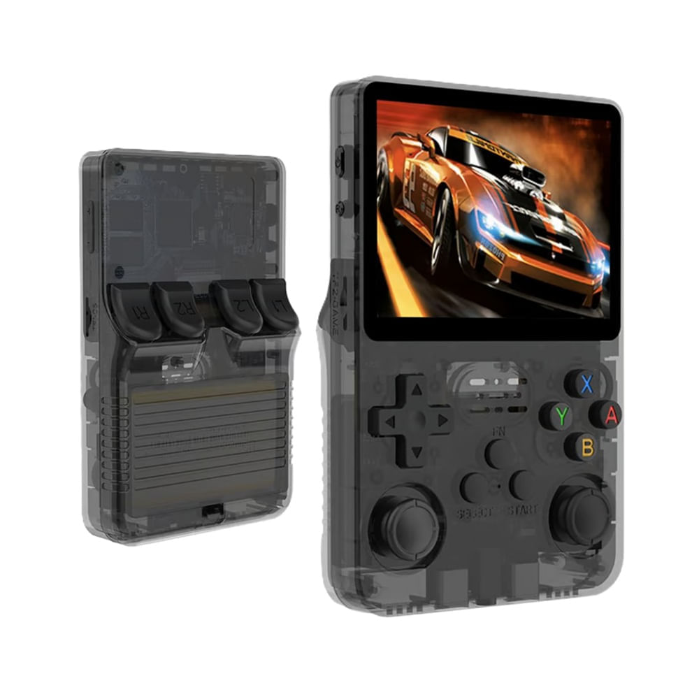 Consola de juegos portátil Retro R36S 128GB Negro