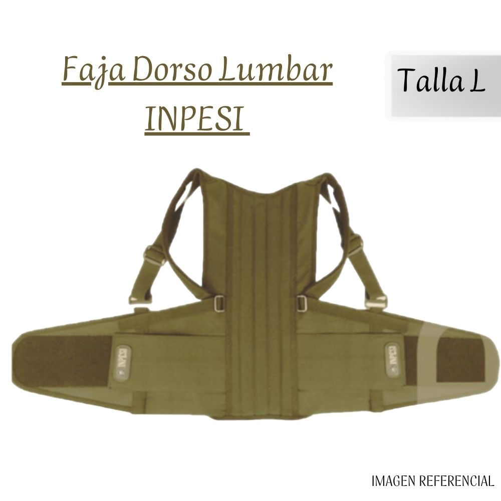 Faja dorso Lumbar Inpesi Talla L- BEIGE