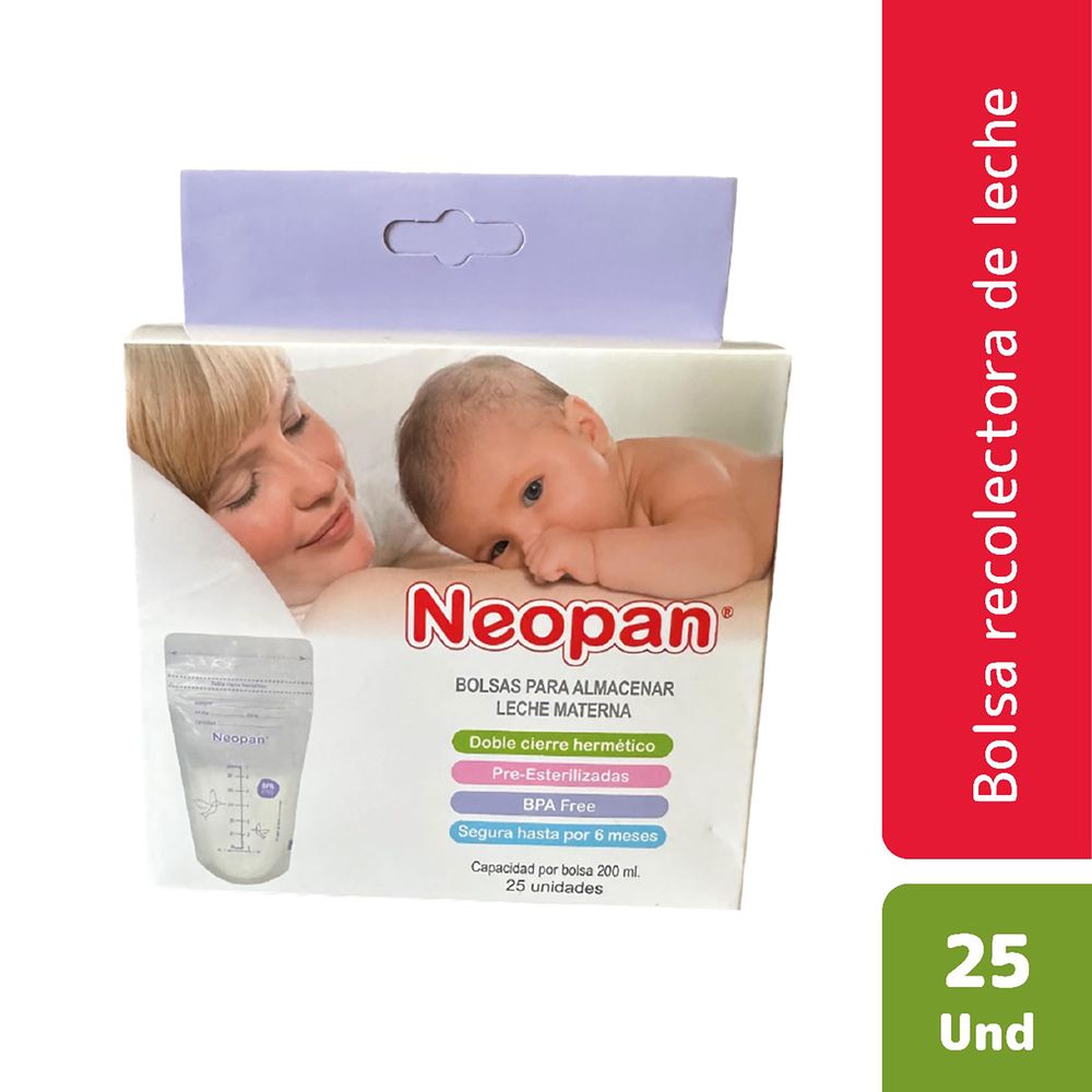 Bolsa Recolectora De Leche Classic NEOPAN x 25 Unidades