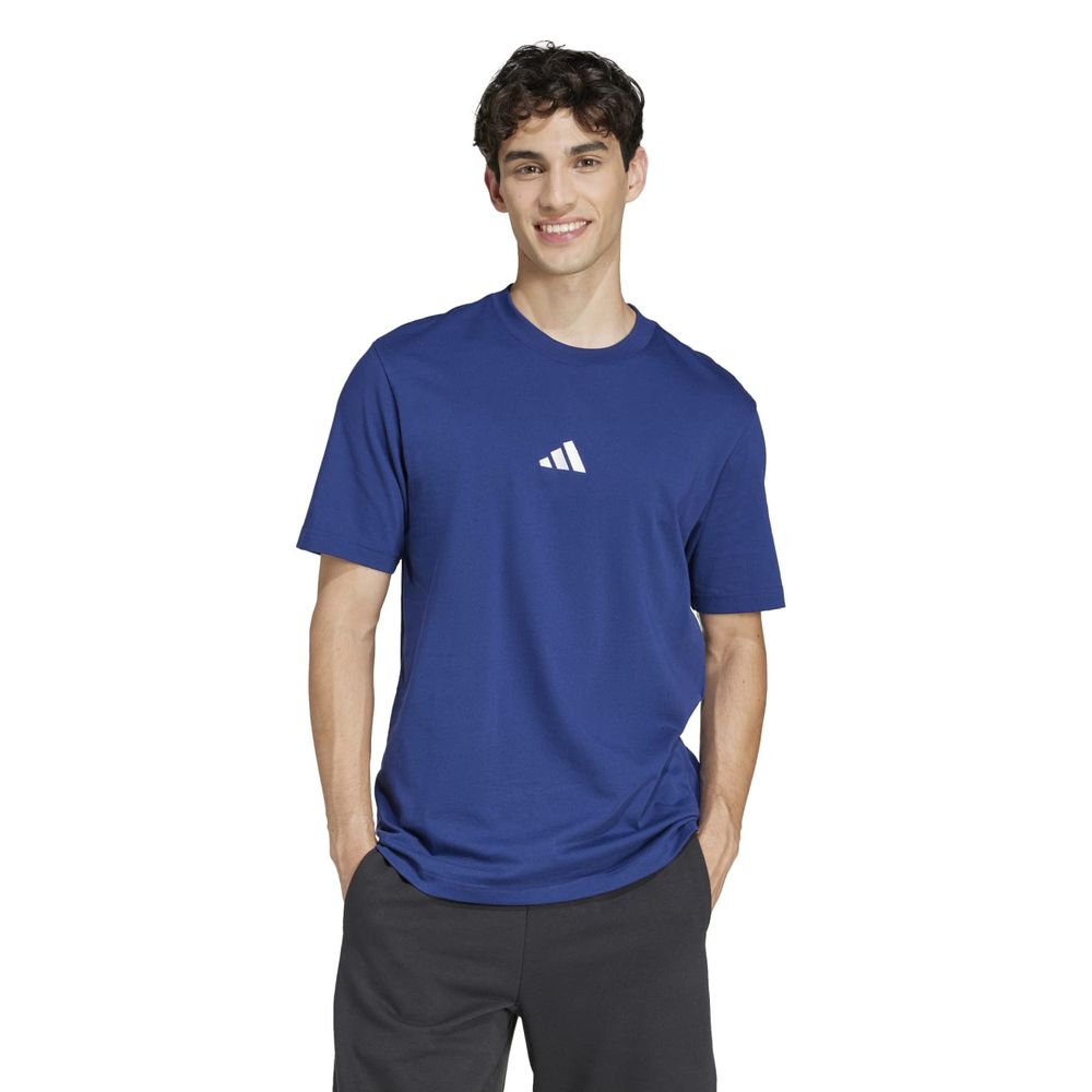 Polo Deportivo Adidas Hombre M Sl Sj T Jf1093 Azul