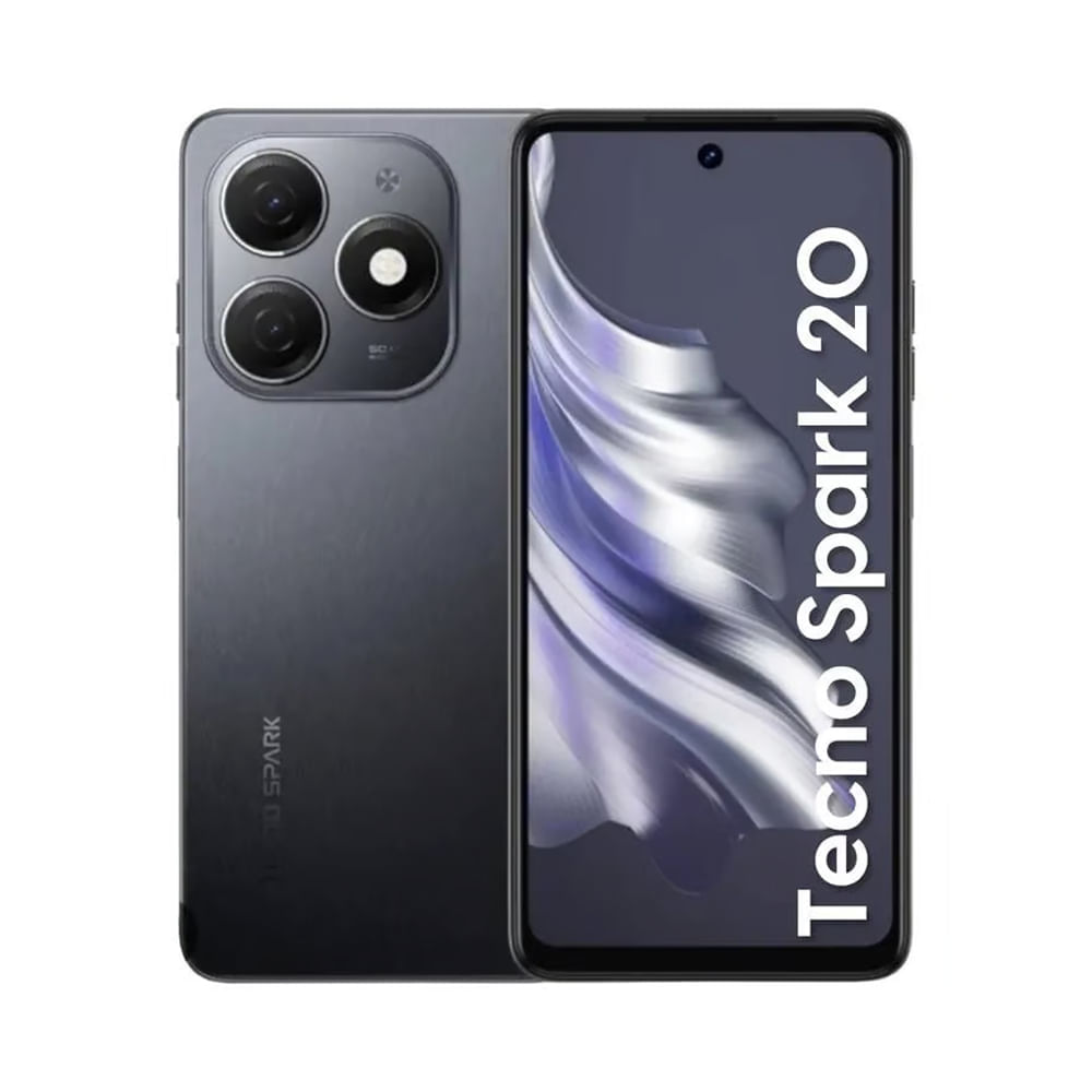 Tecno Spark 20 64GB 3GB Ram Gravity black