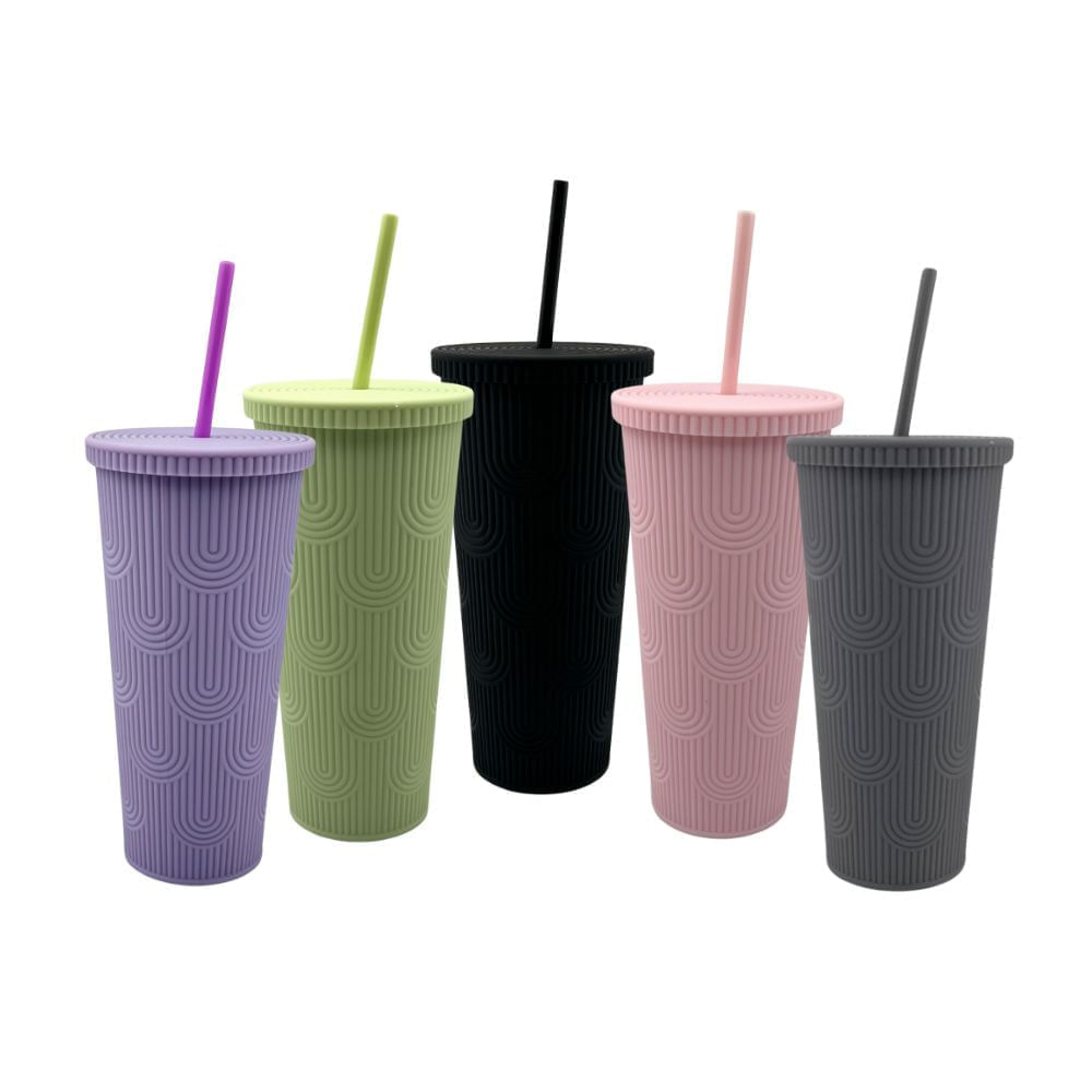 Vaso Tumbler Colores 500ml Orange - Color Aleatorio