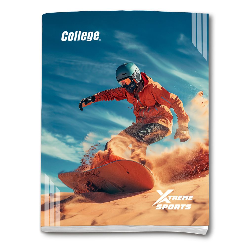 Cuaderno COLLEGE Cuadriculado Xtreme 80 Hojas