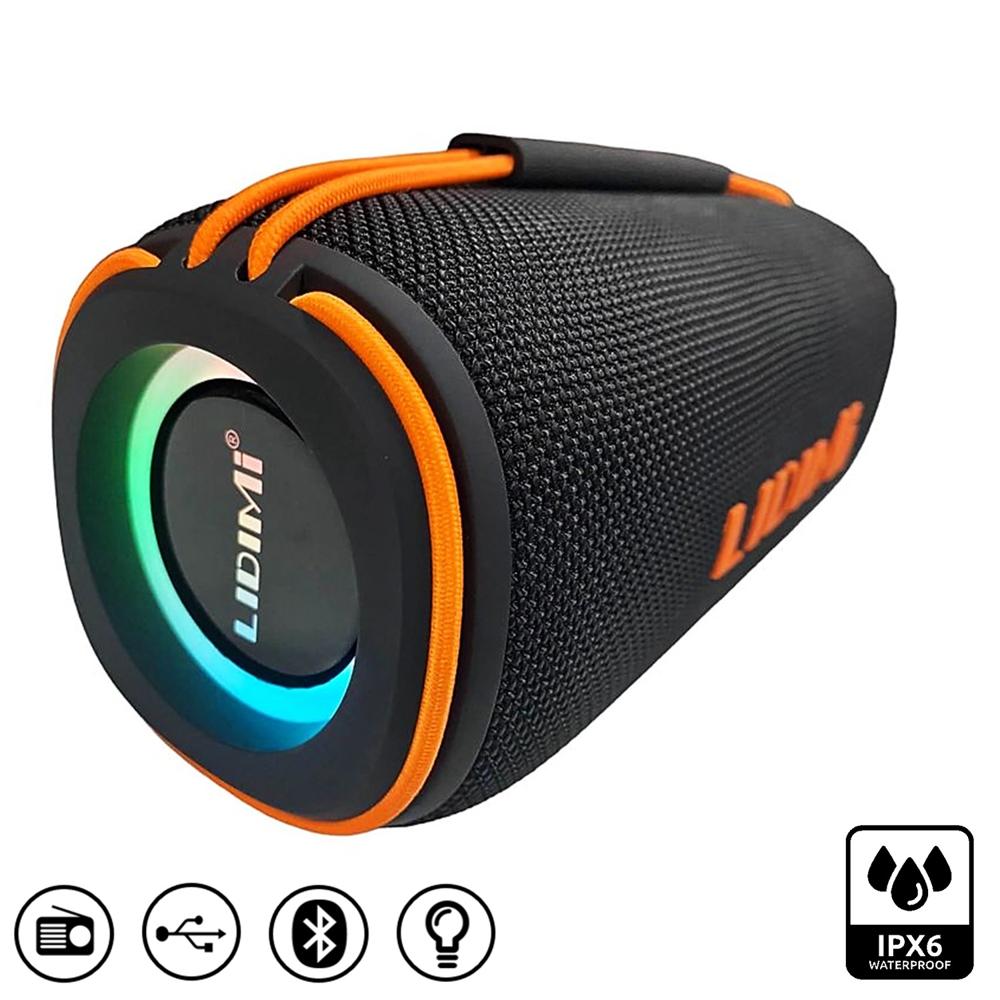 Parlante Portátil LIDIMI Bluetooth USB Radio Extra Bass LD-S607