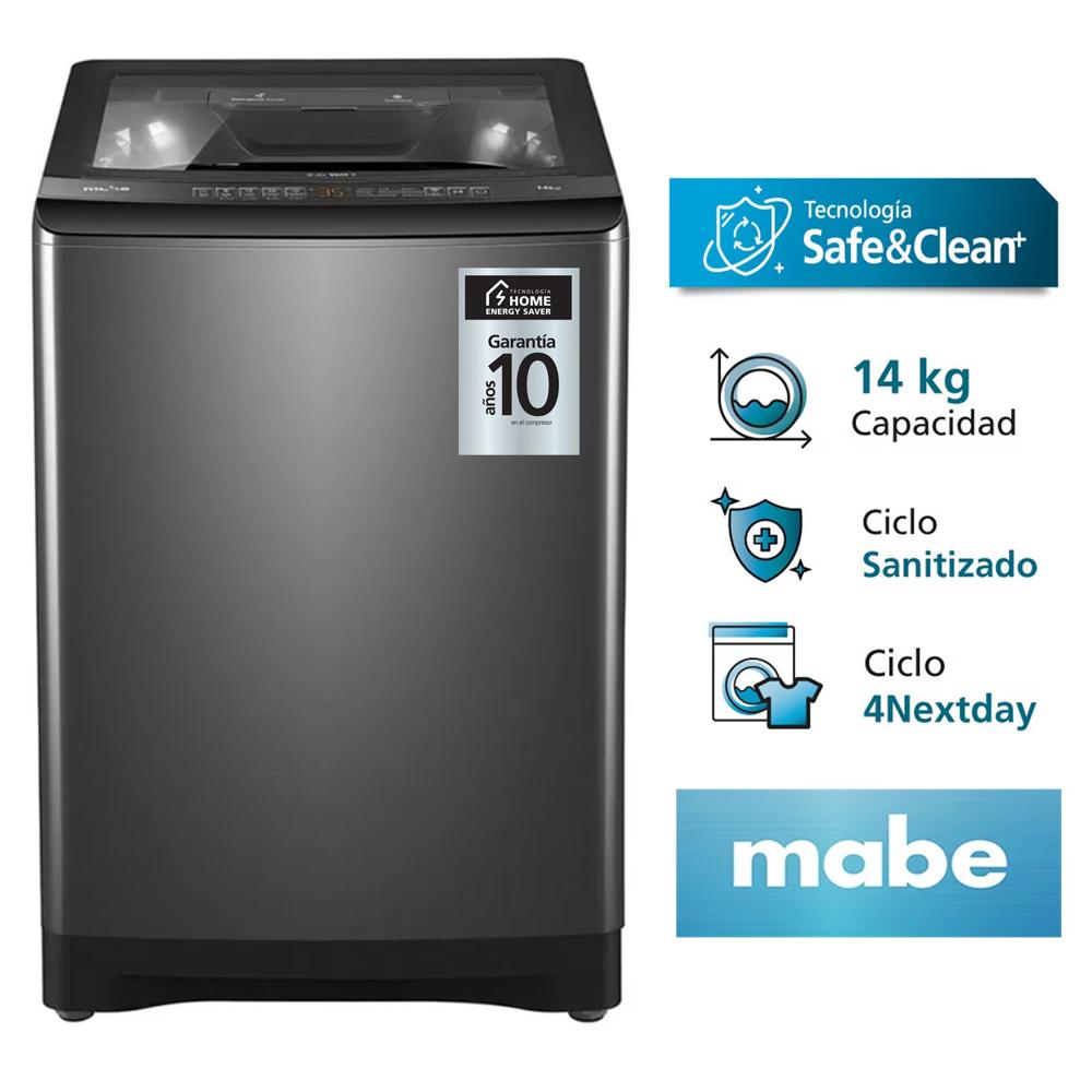 Lavadora Automática Mabe 14 kg LMA4120WDGBB0 Diamond Gray