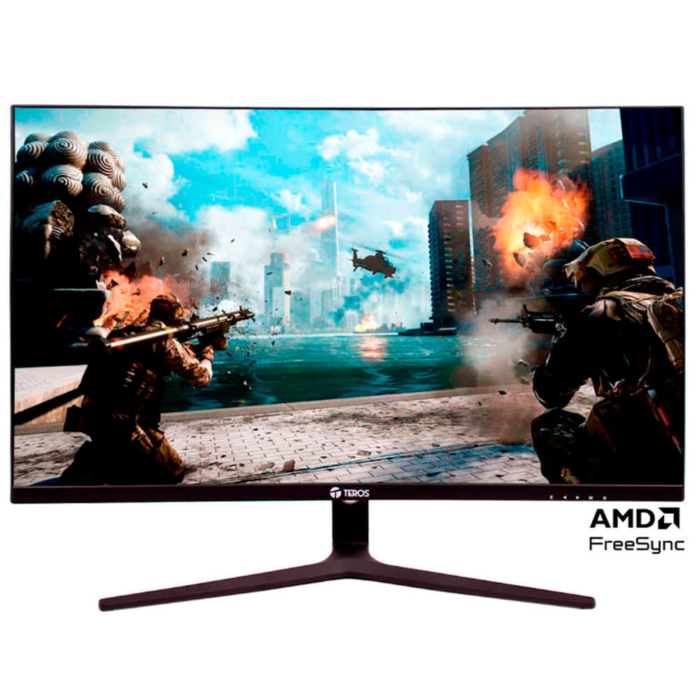 Monitor curvo TEROS TE-2731S, 27"" FHD VA, HDMI, VGA