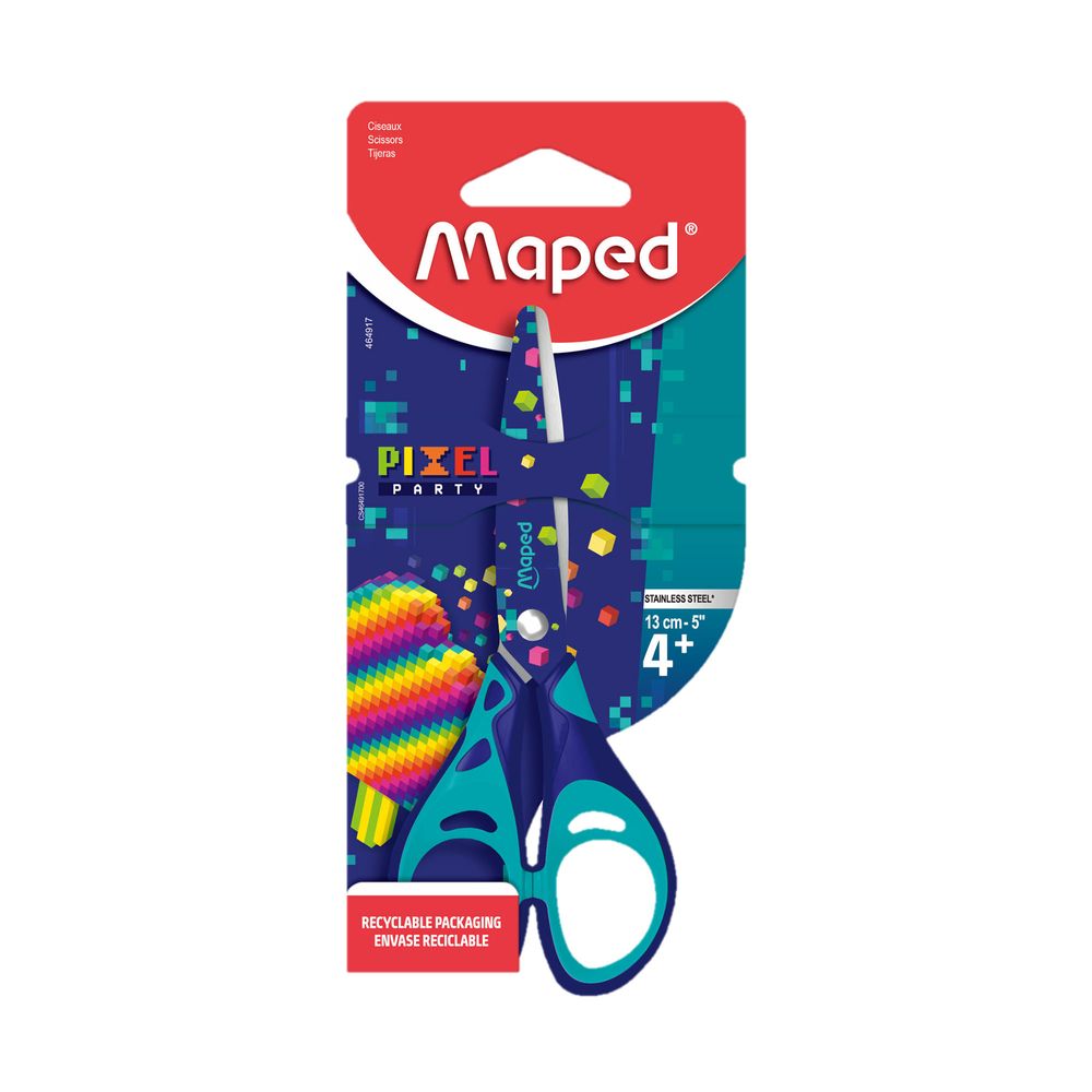 Tijera MAPED Pixel Party 13Cm Try Me