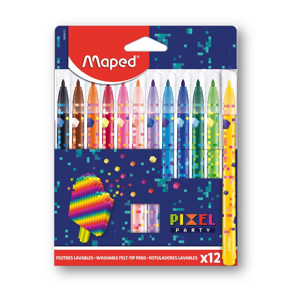 Rotuladores MAPED Pixel Party x12