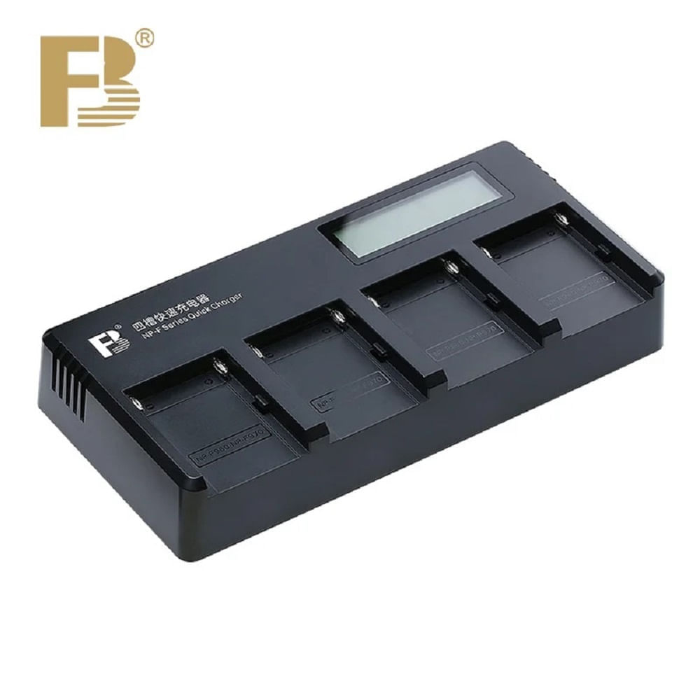 Cargador NP-F970 para 4 baterías 4CH-FB