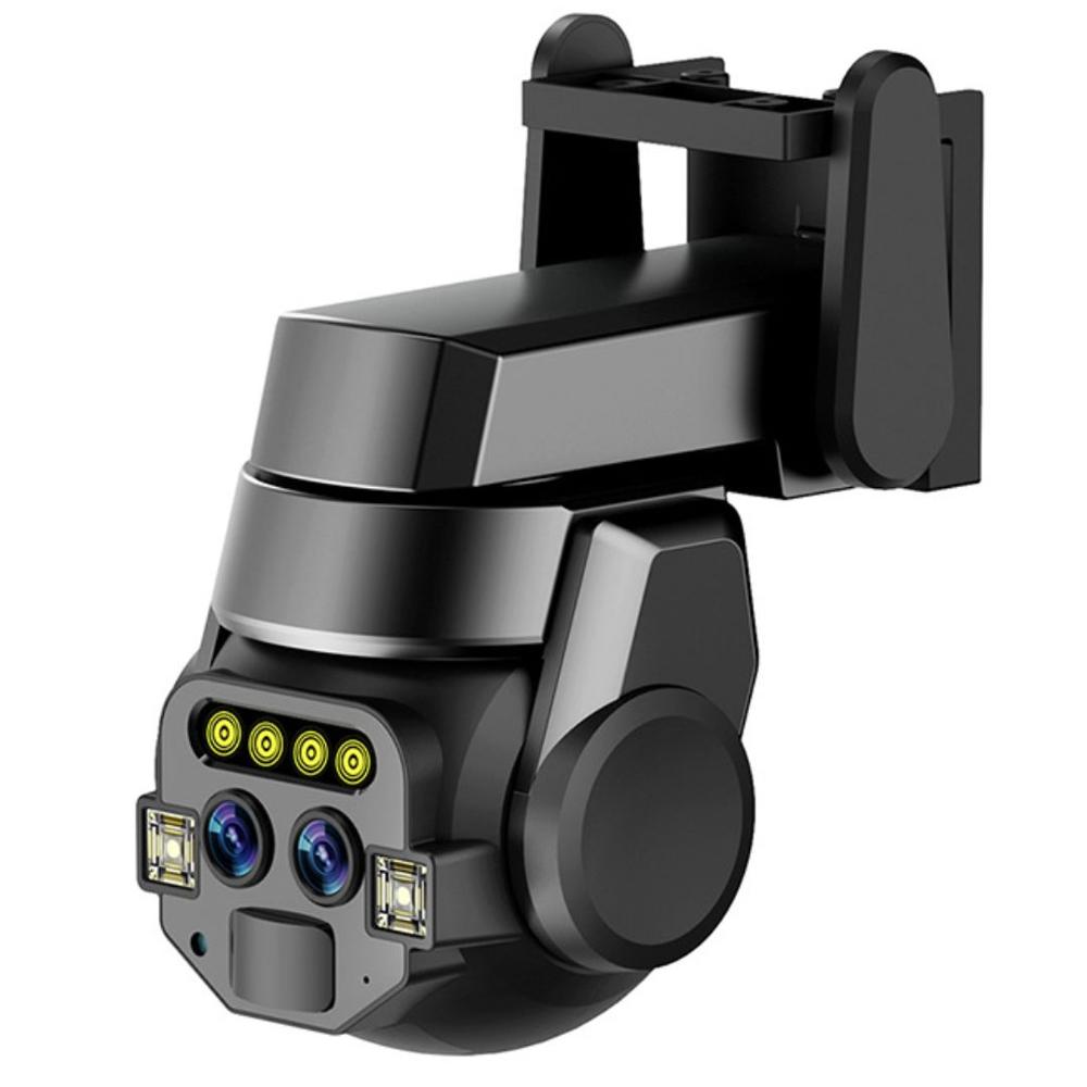 Cámara de Seguridad Full HD 6MP IP66 360° WiFi Doble Lente Zoom 10x SEISA Q820EM