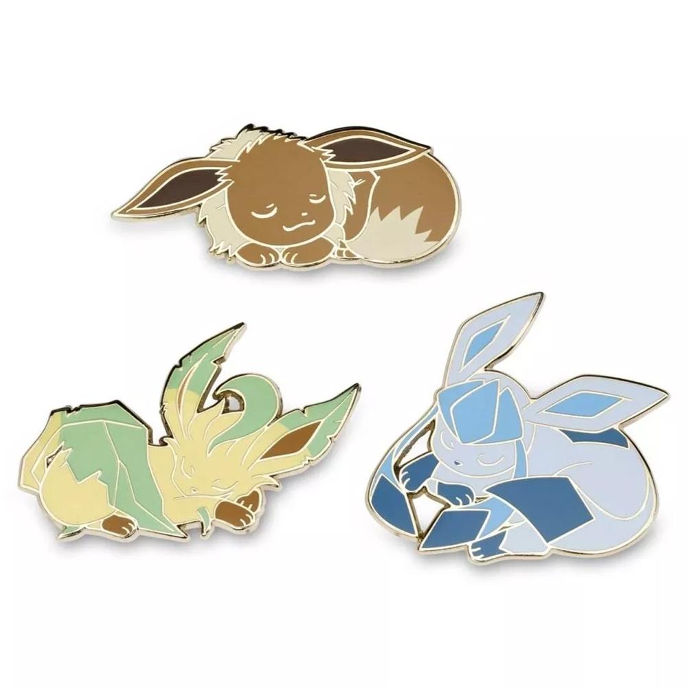 POKEMON CENTER EEVEE GLACEON LEAFEON PIN