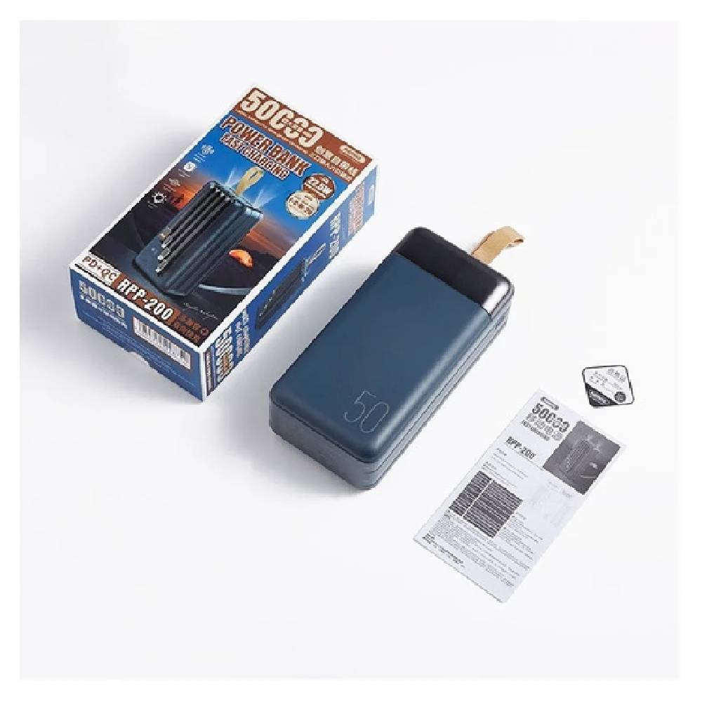 Power Bank Remax 50000 mAh USB-C RP-200 Multiples conectores