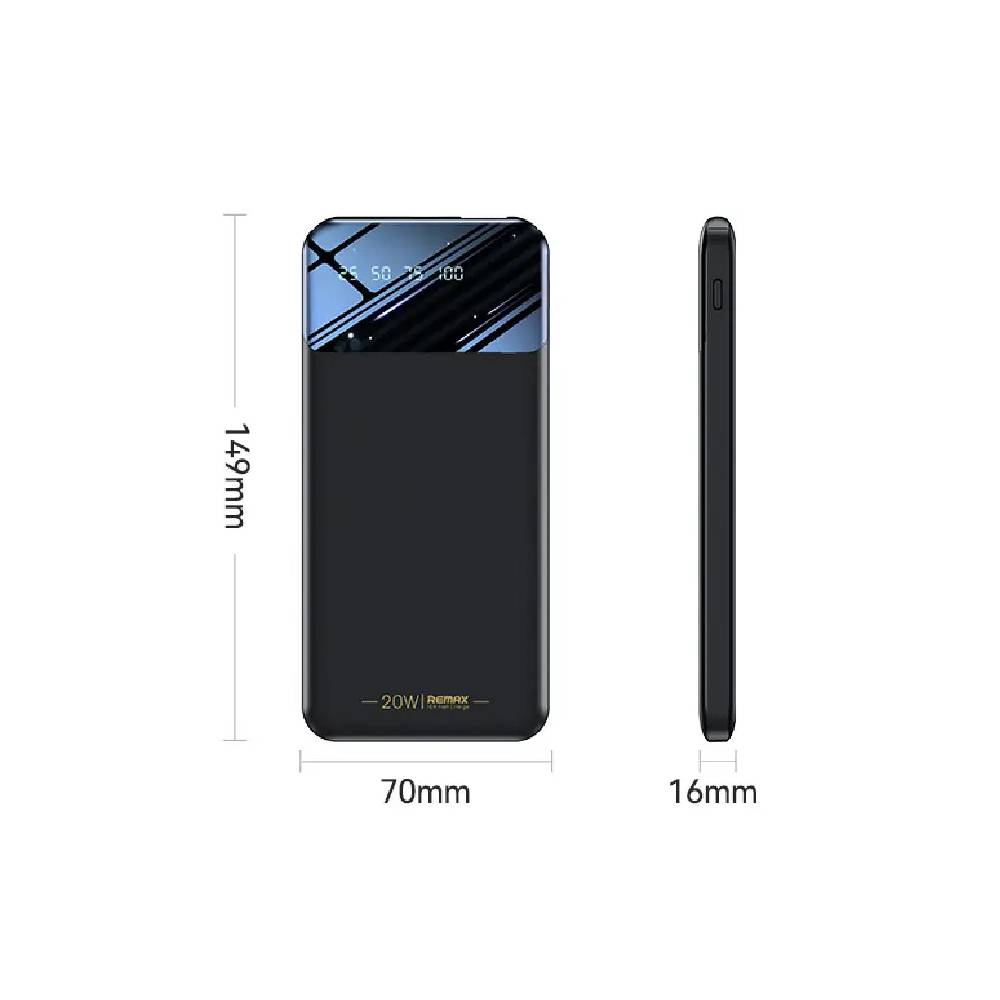 Remax RPP-502 Power bank de 10000mAh 20w negro