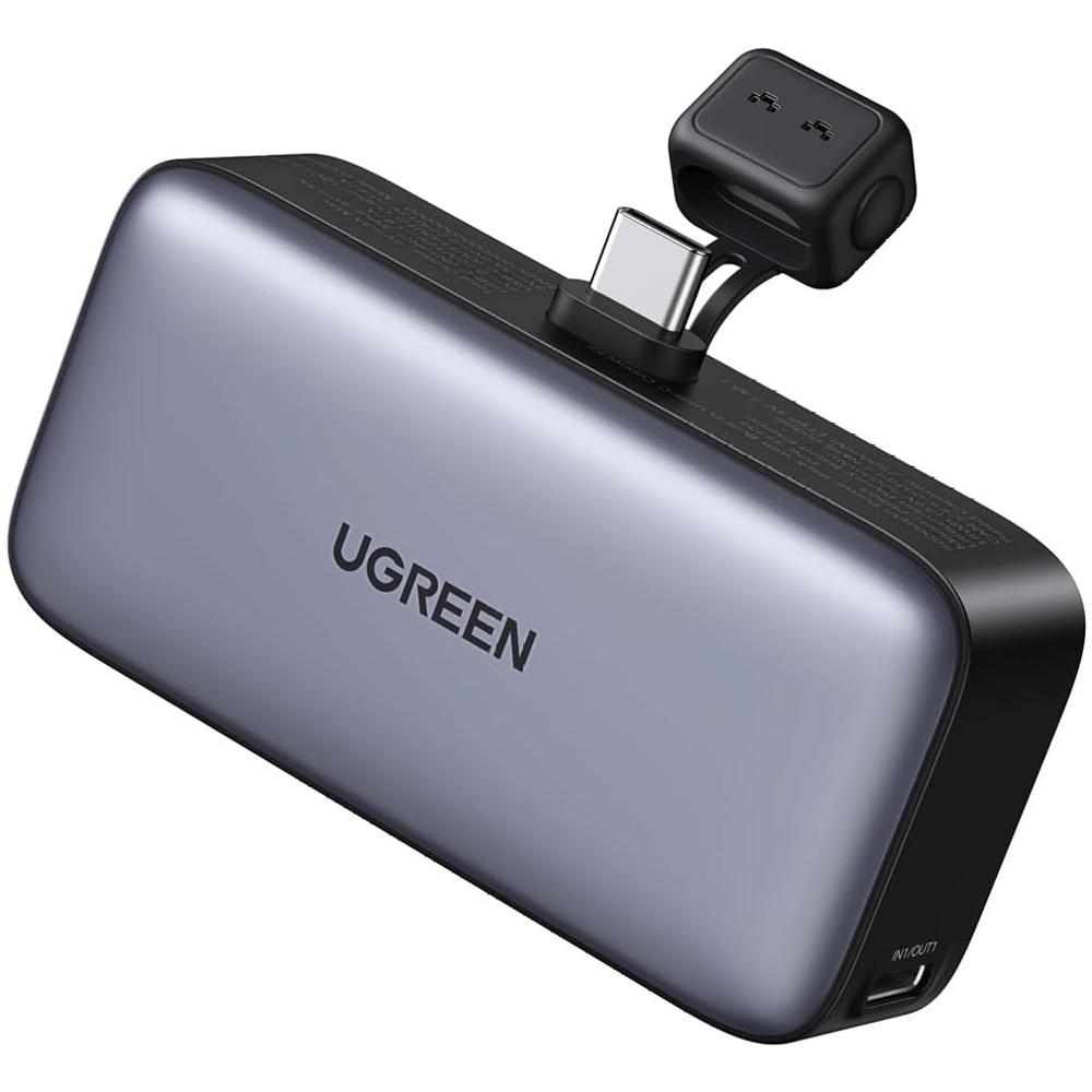 Ugreen Power Bank 5000mAh USB-C Pantalla LED QC 22.5W PB503 - 35338