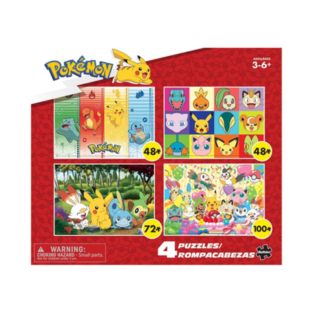 Set Exclusivo de 4 Rompecabezas: Pokémon Edición Especial DWL-PO-520