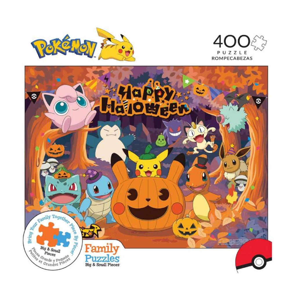 Rompecabezas de 400 Piezas: Halloween Feliz con Pokémon DWL-CI-ROMPHAHA400