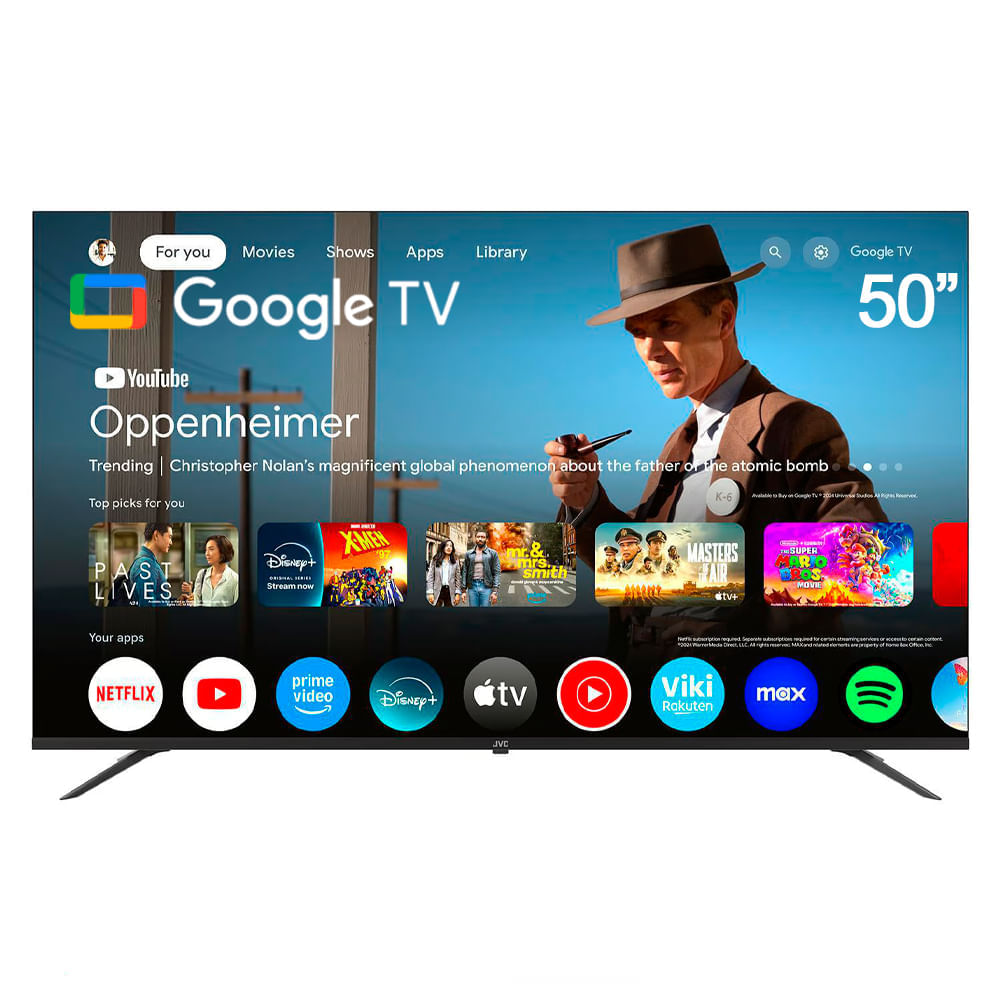 Televisor Smart UHD 4K JVC 50"" LT-50KM548 Google Tv Bluetooth