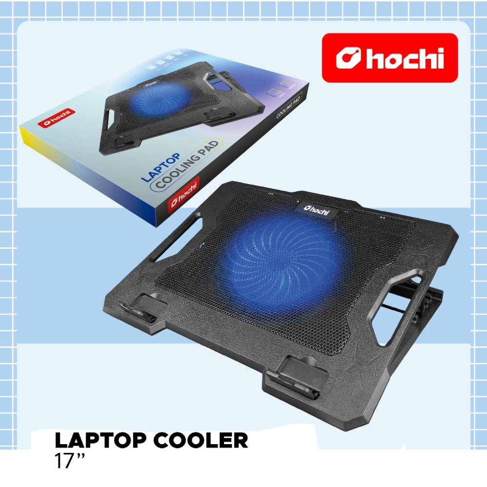 Soporte Cooler para Laptop 1 Ventilador Soporta Hasta 17""