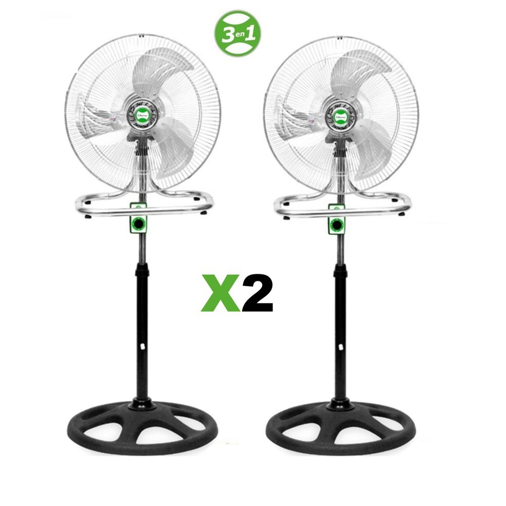 Ventilador BOSSKO 3 en 1 18"" 200W BK-8219VI X 2 Unidades