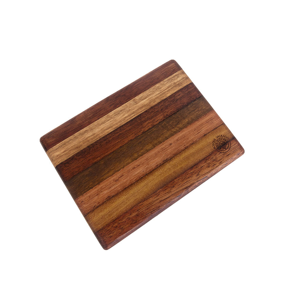 Tabla de madera de colores pequeña