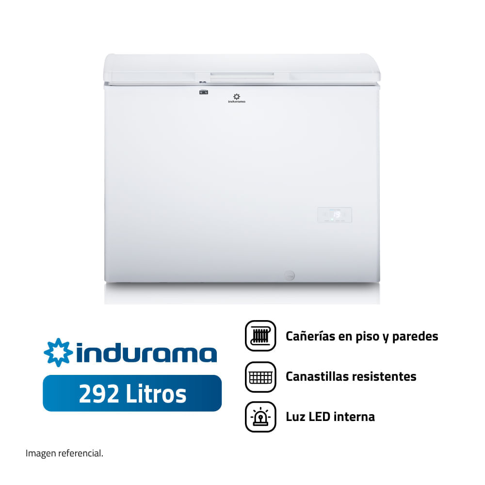 Congeladora Indurama 292L Defrost CI-300 Blanco