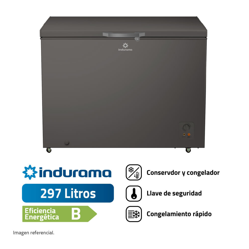 Congeladora Indurama 297L Defrost CI-320DG Gris