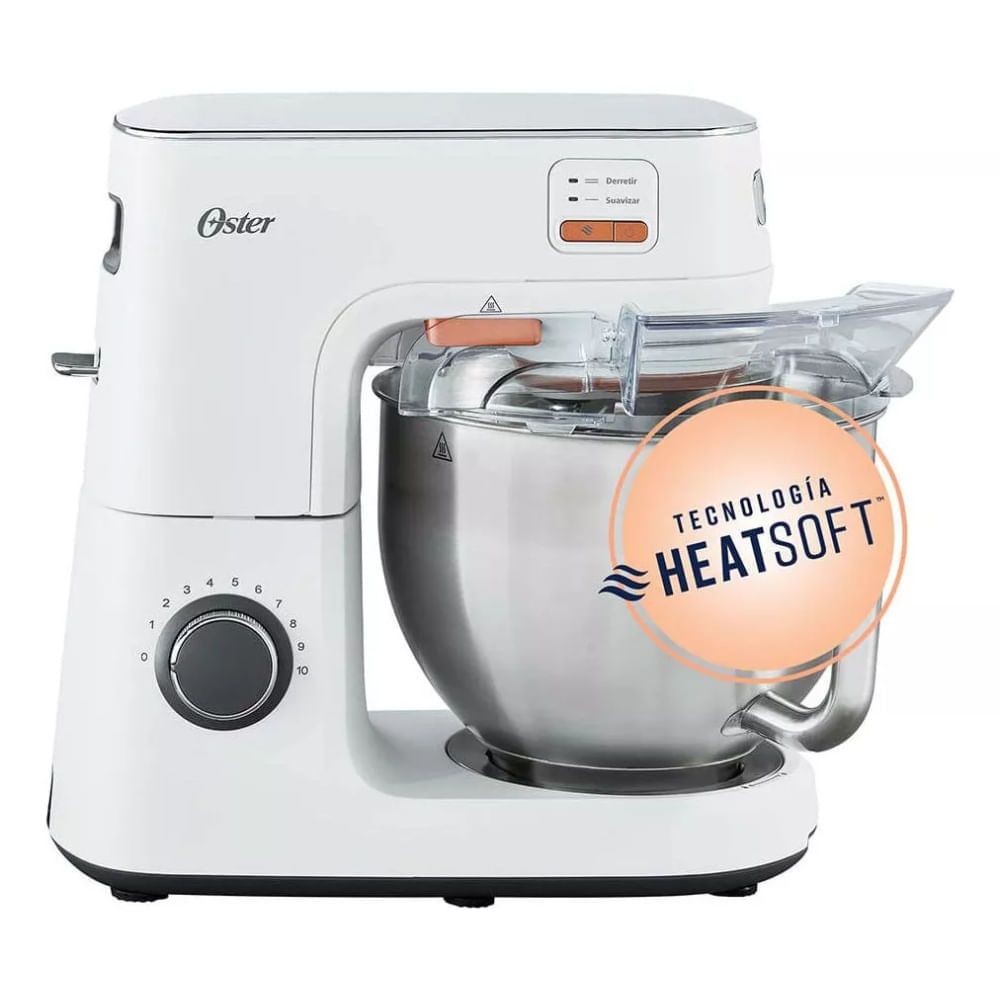 Batidora planetaria Oster® con tecnología Heatsoft™ FPSTSMPL4W