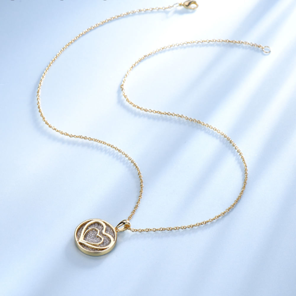 COLLAR CÍRCULO DE AMOR BRILLANTE - PLATA 925