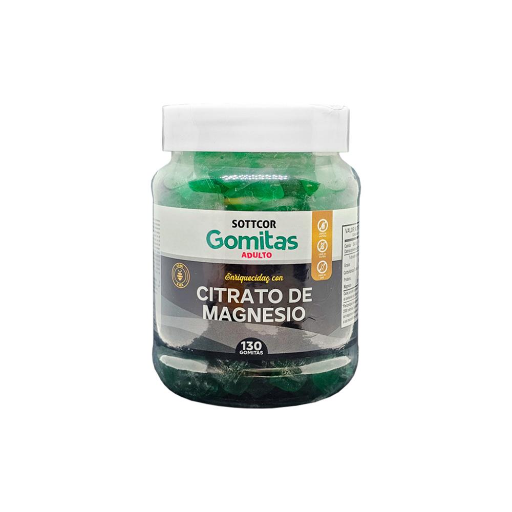Gomitas Adultos Citrato de Magnesio Sottcor 130 Gomitas