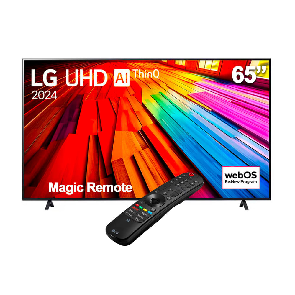 Televisor LG 65 Smart 65UT8050PSB UHD 4K Wifi con Magic Remote