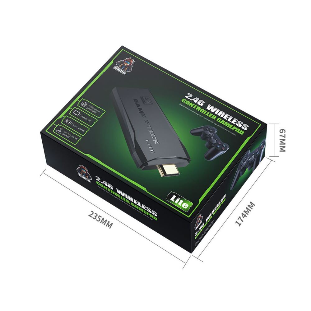 CONSOLA DE JUEGOS RETRO INALÁMBRICA – 4K 64 GB