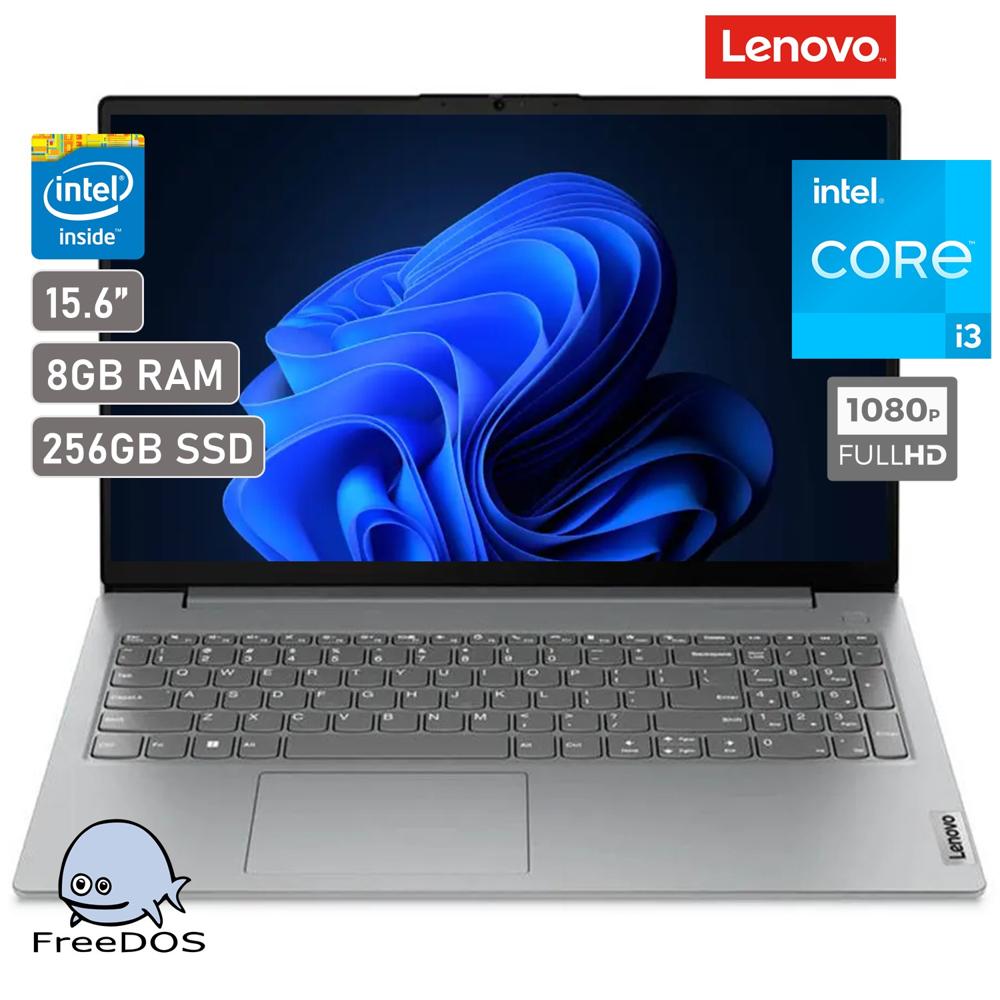 Laptop LENOVO Intel Core I3 8GB RAM 256GB SSD FREEDOS 15.6” V15 G3 IAP