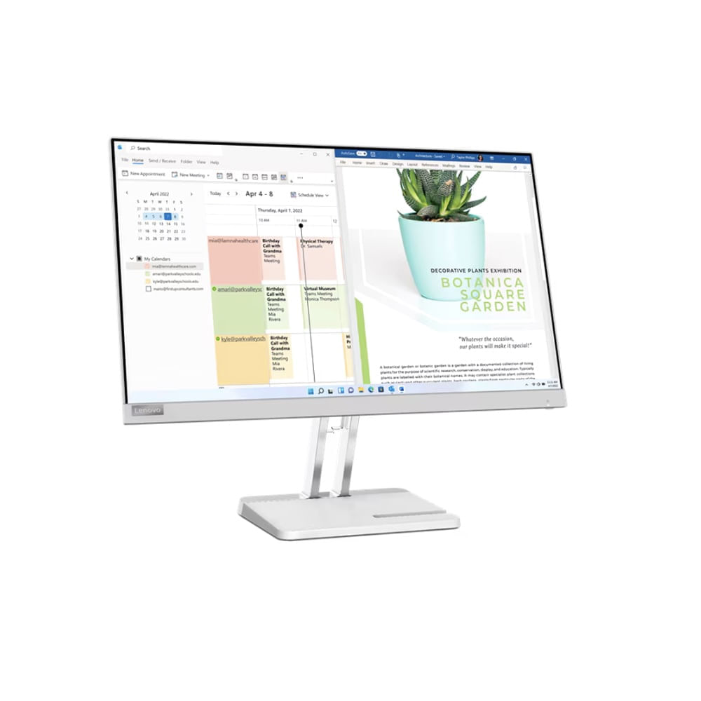 Monitor Lenovo L24e-40 23.8 Pulgadas VA FHD WLED 100Hz Anti-glare HDMI VGA