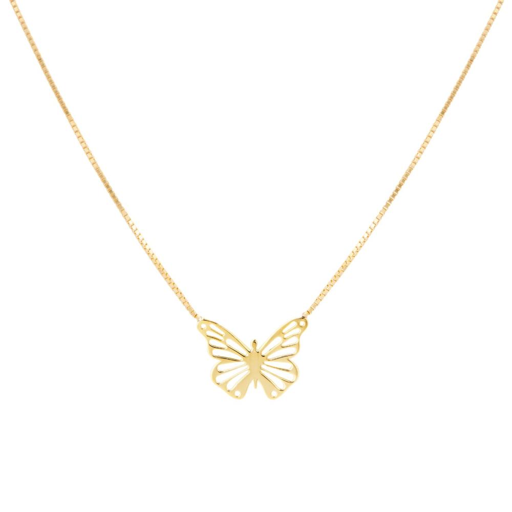Collar Butterfly Bañado en Oro
