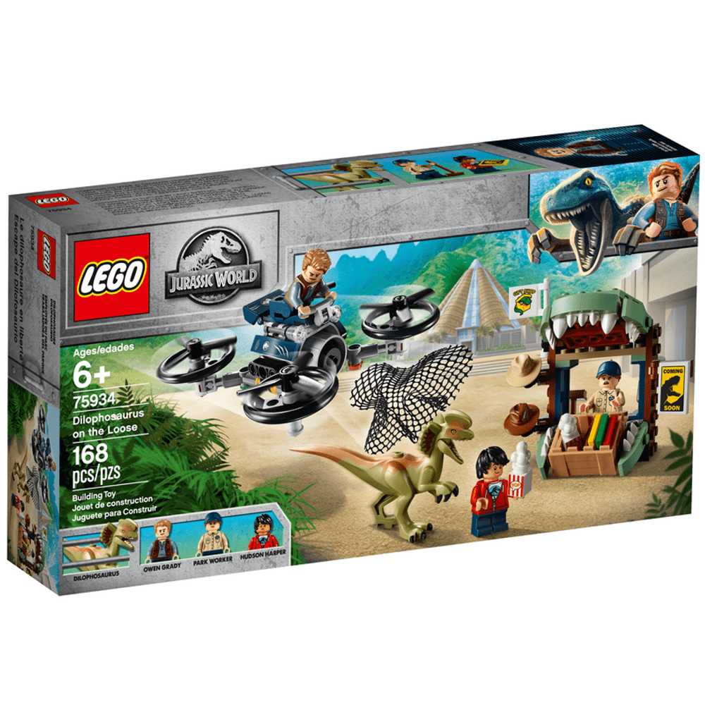 reloj lego jurassic world