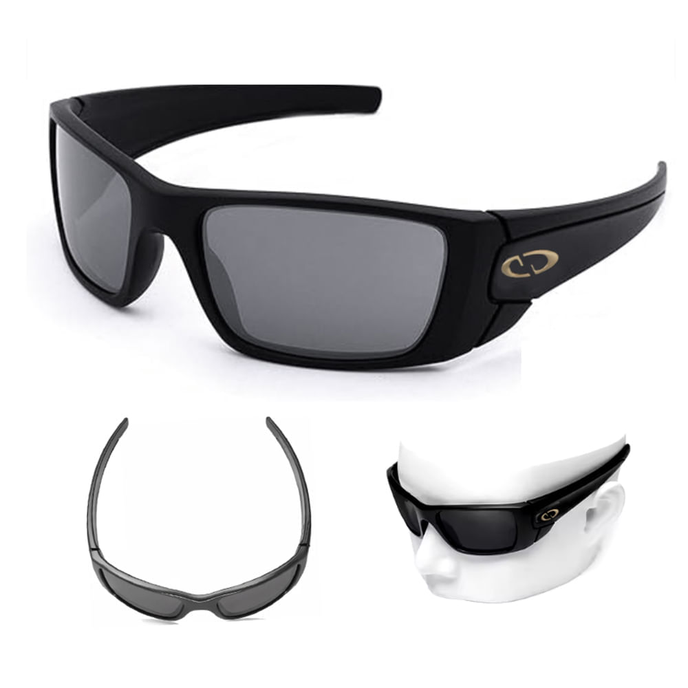 Lentes de Sol UV400 tipo Fuel Cel Negro Mate
