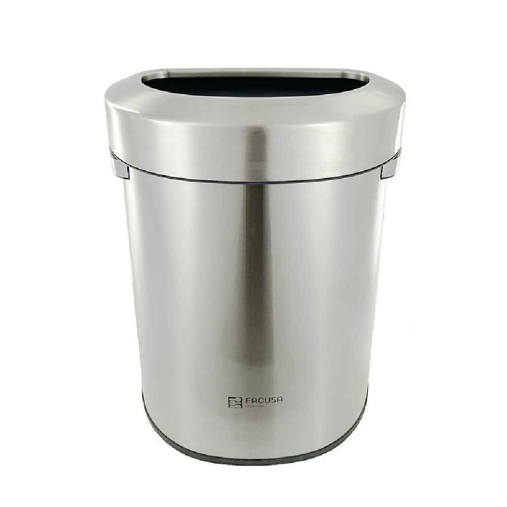 Papelera de Acero Inoxidable 87L Magnum (50.6x31.3x82.6cm) - Resistente y Práctica 984408601