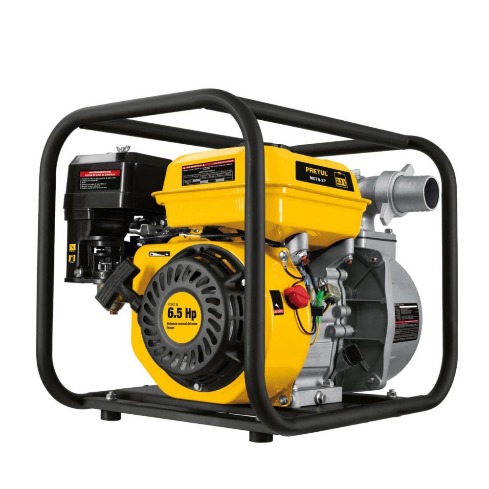 Motobomba autocebante 2 x 2" a gasolina 6.5 HP, Pretul