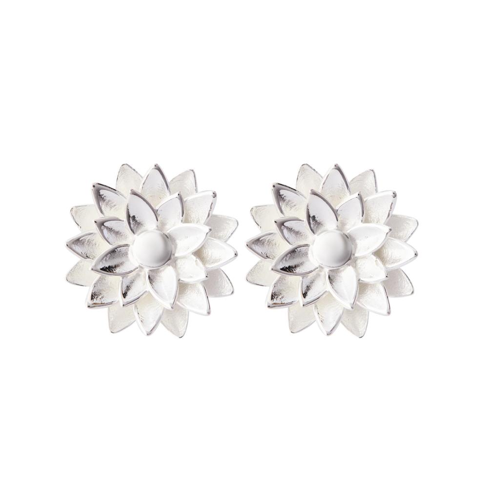 Aretes Clavel de Plata 925