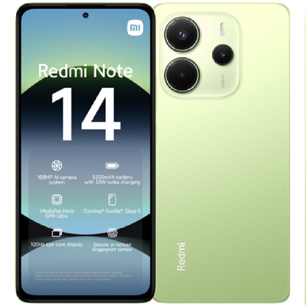 Xiaomi Redmi Note 14 256GB 8GB RAM Verde