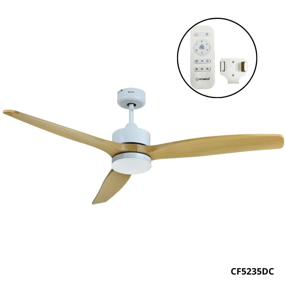 Ventilador de techo 52 con luz y control remoto Imaco CF5235DC