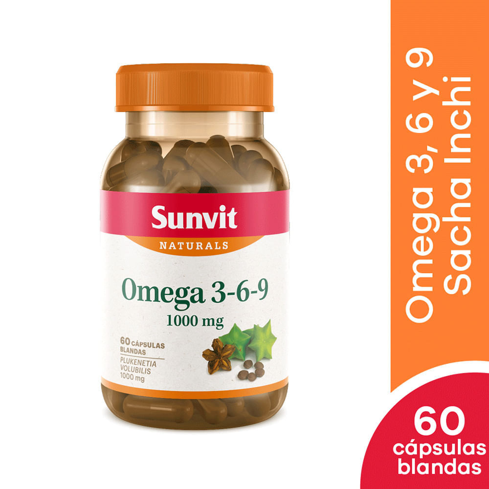 Sunvit Nat Omega 3-6-9  1000mg Cápsulas blanda