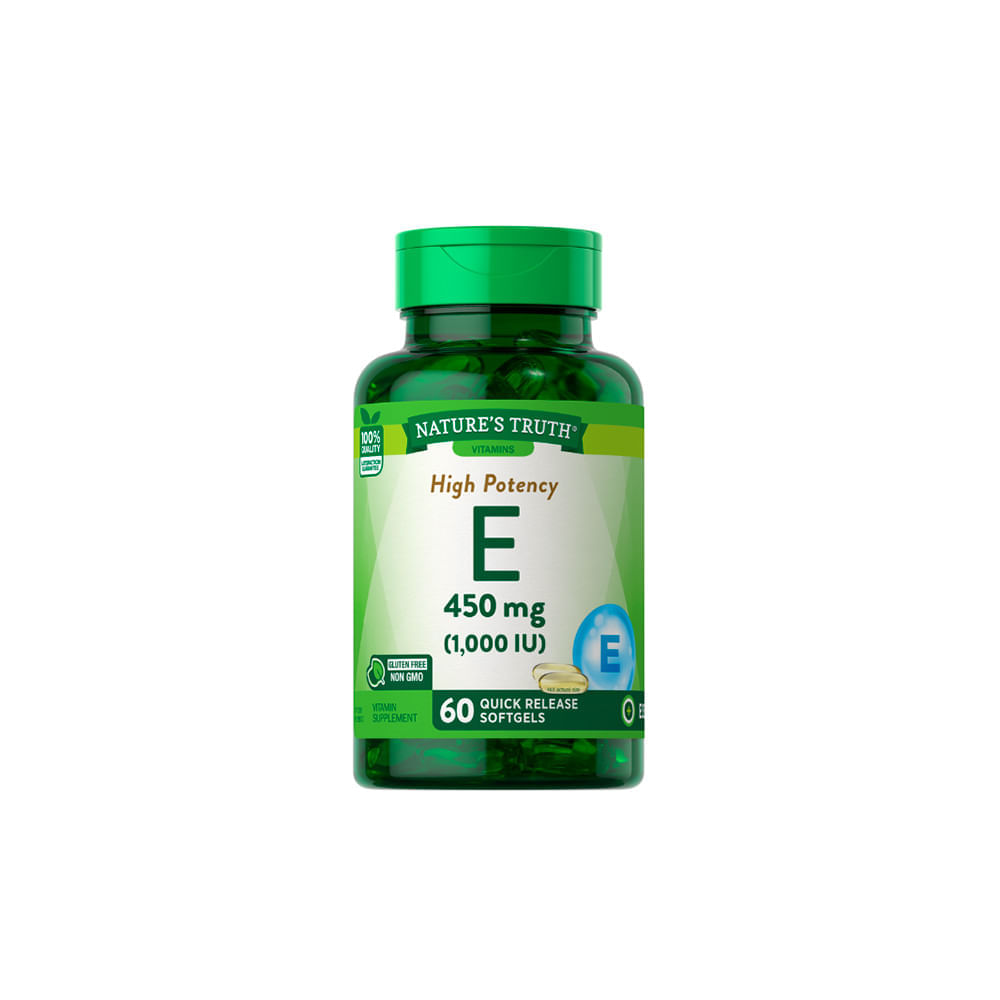 Vitamina E 450 mg Cápsulas Blandas