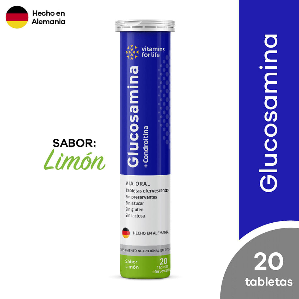Glucosamina+Condroitina Tableta efervescente